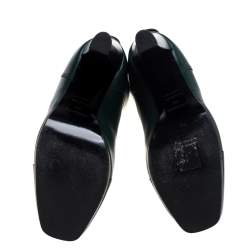 Hermes Green Leather Jumping Horse Boots Size 39