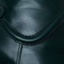 Hermes Green Leather Jumping Horse Boots Size 39