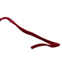 Hermes Red Suede Embroidered Tie Up Sandals Size 37