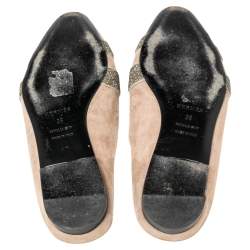 Hermes Beige Suede Roxane Mules Size 38