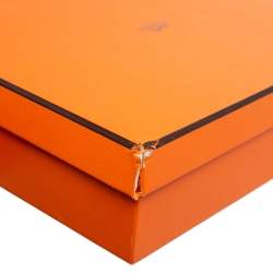 مملوكة مسبقًا حذاء فلات هيرمس أوران جلد أحمر مقاس 38