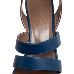Hermes Multicolor Leather Strappy Wedge Platform Sandals Size 37.5 