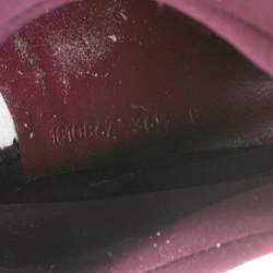 Hermès Burgundy Neoprene and Leather Elastic Buckle Strap Run Slip-On Sneakers Size 36.5