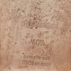 Pre Owned Hermes Brown Leather Oran Sandals Size 40.5