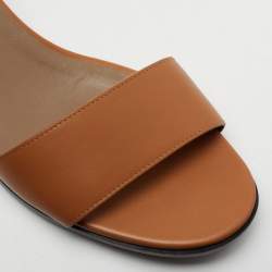 Pre Owned Hermes Tricolor Leather Manege Ankle Strap Sandals Size 41