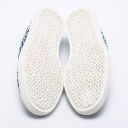 Hermes Multicolor Woven Fabric Oxygene Sneakers Size 36