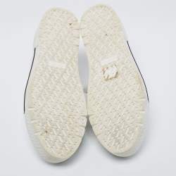 Hermes White Leather Dare Low Top Sneakers Size 39