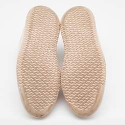 Pre Owned Hermes Light Pink Technical Mesh Team Low Top Sneakers Size 38