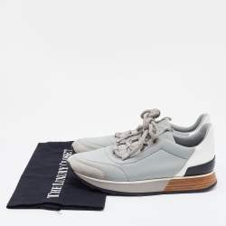 Hermès Multicolor Neoprene and Leather Miles Sneakers Size 36.5