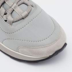 Hermès Multicolor Neoprene and Leather Miles Sneakers Size 36.5