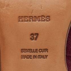 Hermès Purple Suede Neo Ankle Length Boots Size 37