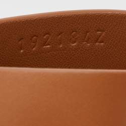 Hermes Brown Leather Viaggio Ankle Strap Sandals Size 39