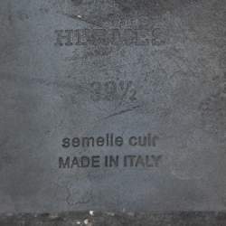 مملوكة مسبقًا Hermes Black Crocodile Oran Flat Slides Size 39.5