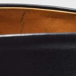 Hermes Black Leather  H Jumping Knee Length Boots Size 38
