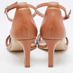 Hermes Black/Brown Patent and Leather Premiere Sandals Size 38