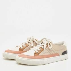 Hermes Multicolor Leather Deep Low Top Sneakers Size 40
