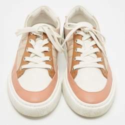 Hermes Multicolor Leather Deep Low Top Sneakers Size 40