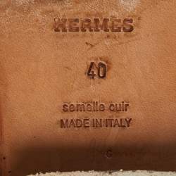 Pre Owned Hermes Black Leather Jumping Boots Size 40