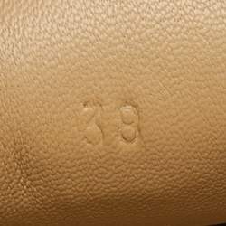 Hermes Black Brogue Leather Tassel Slip On Sneakers Size 38