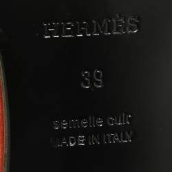 Pre Owned Hermes Multicolor Velvet Ankle Strap Sandals Size 39