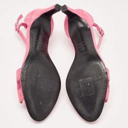Hermes Pink Suede Premiere Sandals Size 35.5