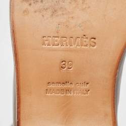 Hermes Grey Leather Jumping Boots Size 39