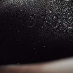 Hermes Black Leather Hitch H Logo Loafers Size 37