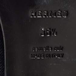 مملوكة مسبقًا Hermès Blue Denim Destin Loafers Size 36.5