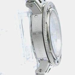 Pre Owned Hermes Blue Shell Stainless Steel Clipper Quartz Women's Wristwatch 33 mm