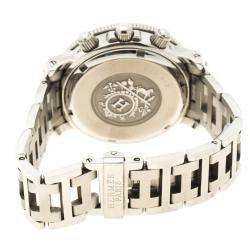 Pre Owned Hermes Black Stainless Steel Clipper CL2.910 Women's Wristwatch 40 mm