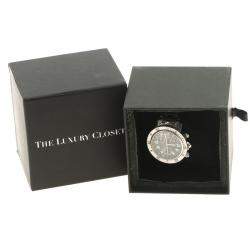 Pre Owned Hermes Black Stainless Steel Clipper CL2.910 Women's Wristwatch 40 mm