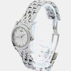 Hermes Silver Stainless Steel Heure H Quartz Women's Wristwatch 25 mm