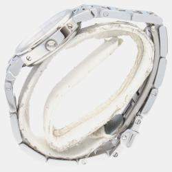 Hermes Pink Stainless Steel Clipper CL4.210 Quartz Women's Wristwatch 24 mm