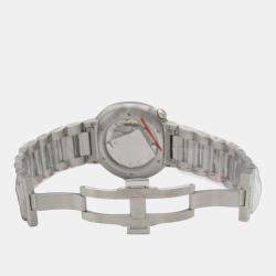 Hermes Silver Stainless Steel Cut  SD1.510 Automatic Women's Wristwatch 36 mm