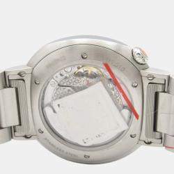 Hermes Silver Stainless Steel Cut  SD1.510 Automatic Women's Wristwatch 36 mm