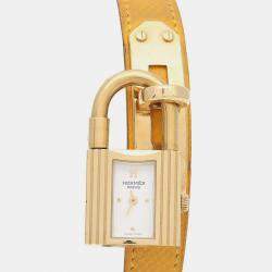Pre Owned Hermes Kelly Quartz Stainless Steel Women's Wristwatch 20 mm