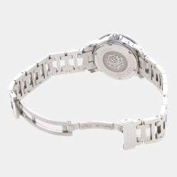 Pre Owned Hermes Clipper CL5.210 Quartz Stainless Steel Women's Wristwatch 28 mm