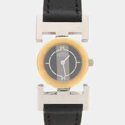 Pre Owned Hermes Paprika PA1.220 Quartz Stainless Steel Women's Wristwatch 21 mm