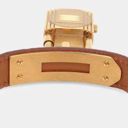 مملوكة مسبقًا ساعة يد نسائية هيرمس كيلي كوارتز ستانلس ستيل 20 مم