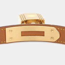 مملوكة مسبقًا Hermes Kelly Quartz Stainless Steel Women's Wristwatch 20 mm