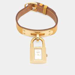 مملوكة مسبقًا Hermes Kelly Quartz Stainless Steel Women's Wristwatch 20 mm