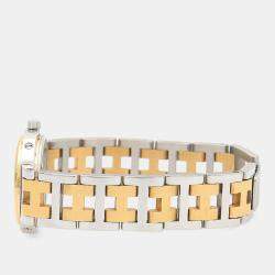 Pre Owned Hermes Clipper Quartz Stainless Steel Women's Wristwatch 24 mm