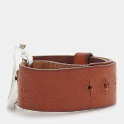 Pre Owned Hermes Barenia BR1.710 Quartz White Stainless Steel Women's Wristwatch 37 mm