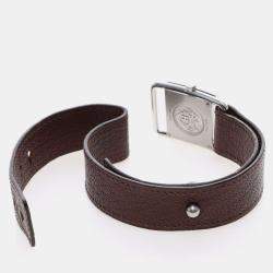 Pre Owned Hermes Barenia Quartz Silver Stainless Steel Women's Wristwatch 25.5 mm