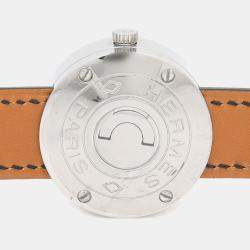 Pre Owned Hermes Passe Passe PP1.210 Quartz MOP Stainless Steel Women's Wristwatch 26 mm