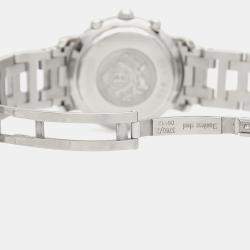 Pre Owned Hermes Clipper CL1.310 Quartz White Stainless Steel Women's Wristwatch 31 mm