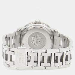 Pre Owned Hermes Clipper CL5.210 Quartz Stainless Steel Women's Wristwatch 28 mm