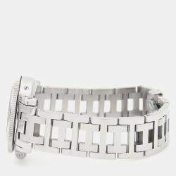 Pre Owned Hermes Clipper CL5.210 Quartz Stainless Steel Women's Wristwatch 28 mm