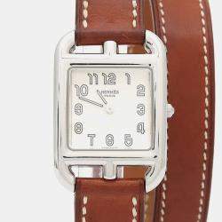 Pre Owned Hermes Cape Cod CC1.210 Quartz Stainless Steel Women's Wristwatch 23 mm