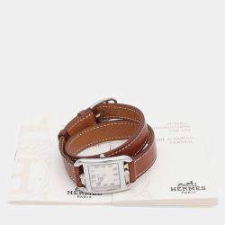 Pre Owned Hermes Cape Cod CC1.210 Quartz Stainless Steel Women's Wristwatch 23 mm